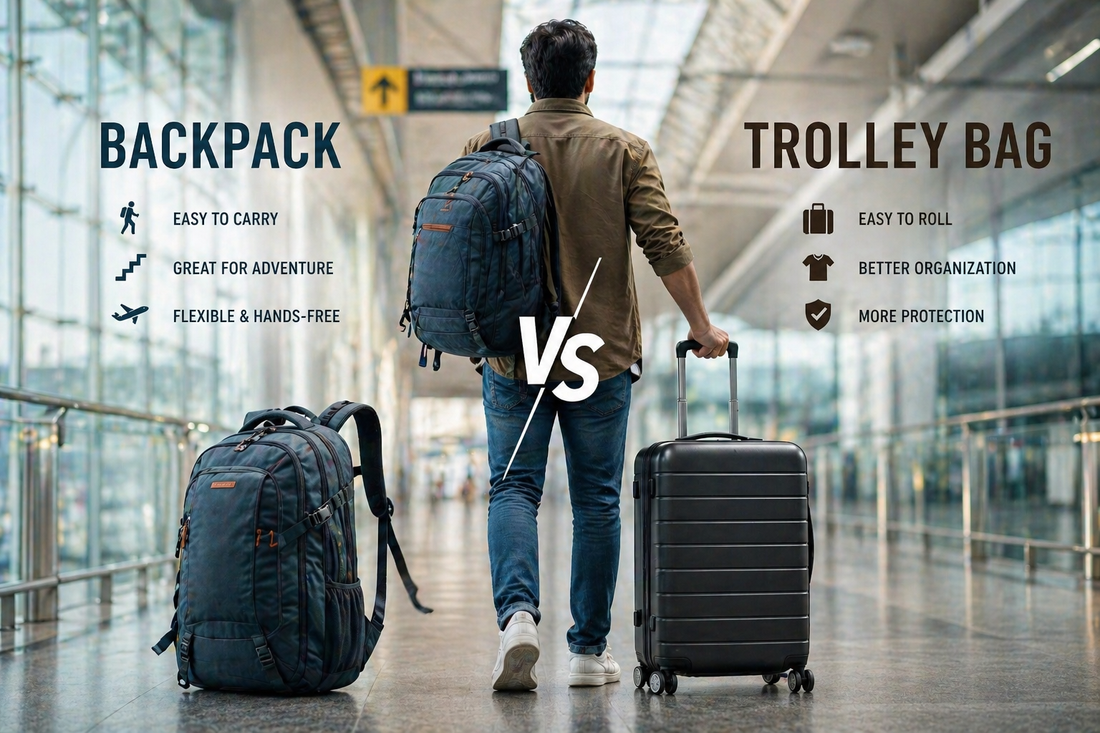 Backpack vs Trolley Bag: Which One Should You Travel With?