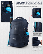 TANENT 60L Travel & Trekking Backpack with Laptop Sleeve