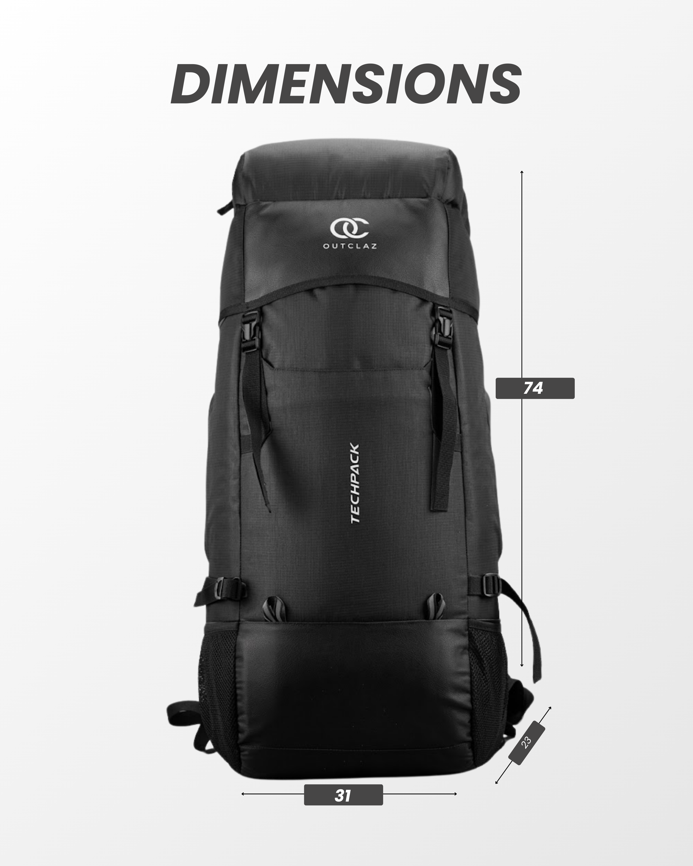 TECHPACK-50 Trekking Backpack