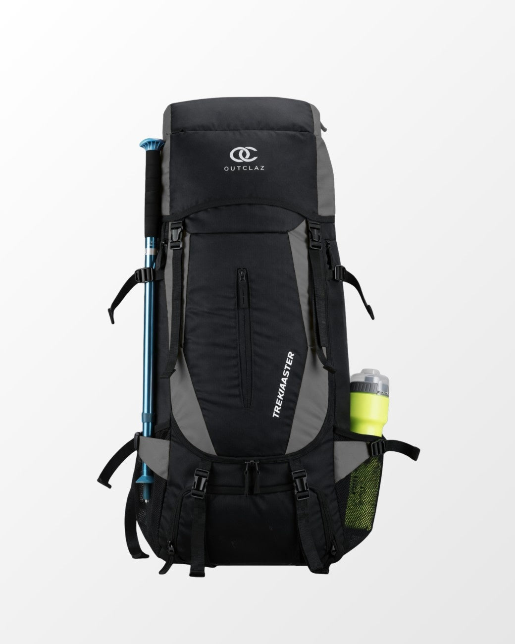TrekMaster 70L Trekking Backpack | Waterproof Travel Bag with Laptop Sleeve, Shoe Compartment & Rain Cover | Hiking Rucksack