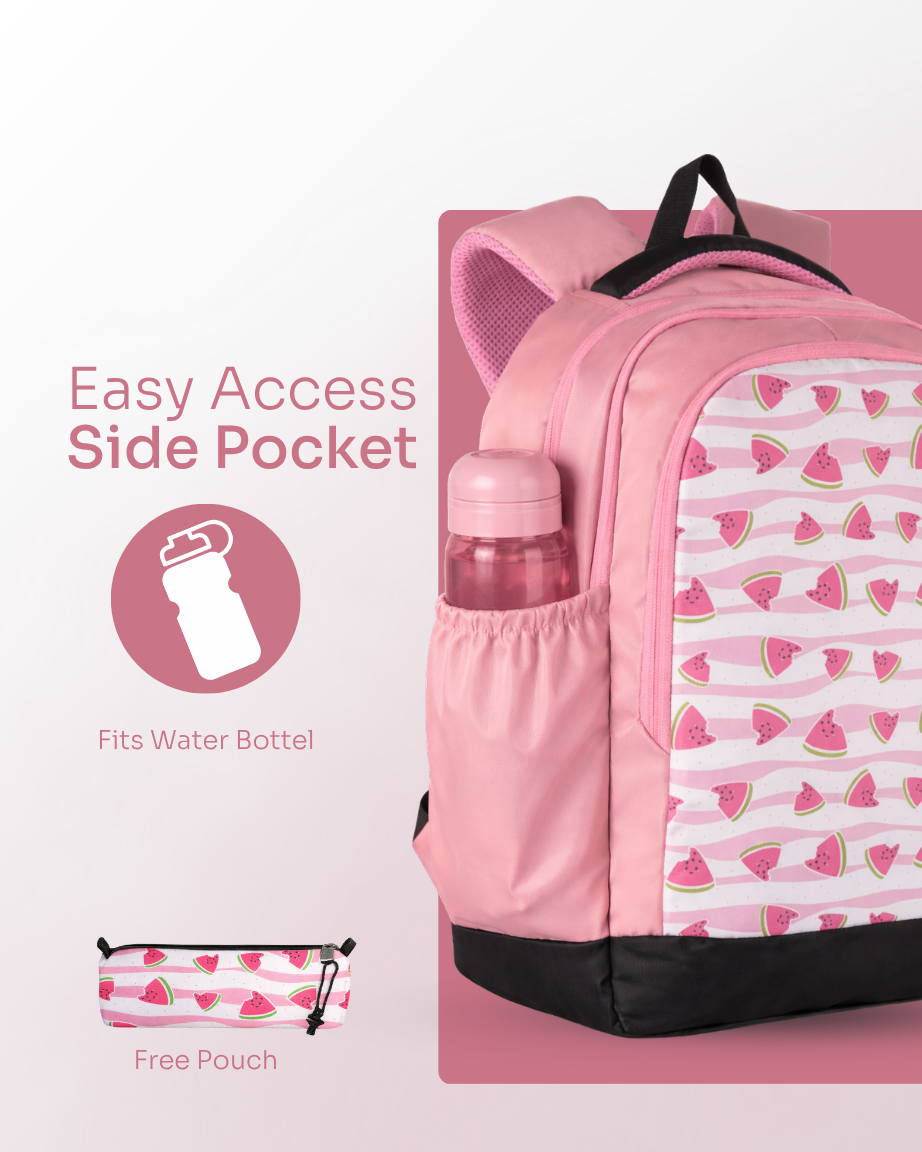 Kids Printed School Backpack – Lightweight 22L