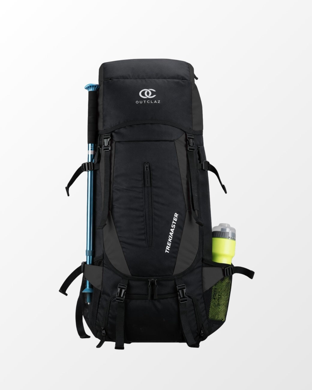 TrekMaster 70L Trekking Backpack | Waterproof Travel Bag with Laptop Sleeve, Shoe Compartment & Rain Cover | Hiking Rucksack