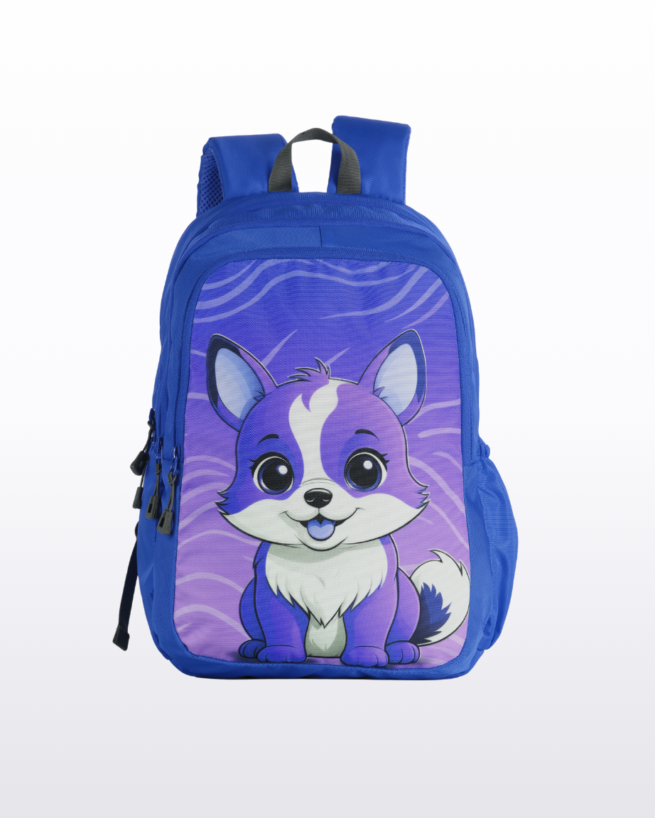 Kids Foxy School Backpack – Cartoon Printed 25L Lightweight Bag
