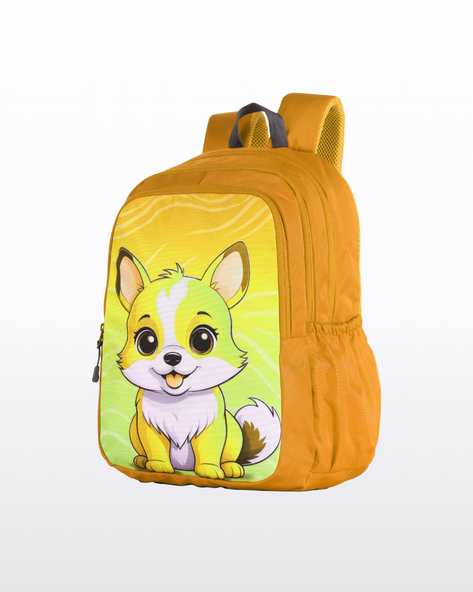 Kids Foxy School Backpack – Cartoon Printed 25L Lightweight Bag