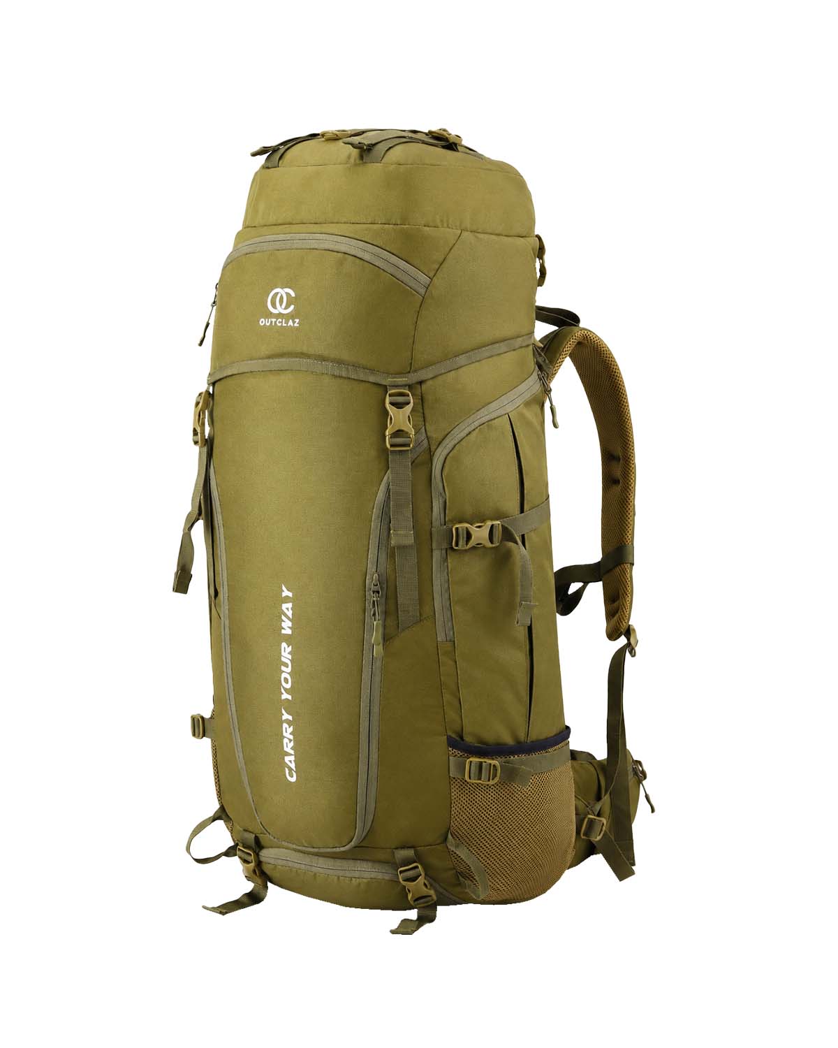 OUTCLAZ RANGER 80L Trekking Backpack with Rain Cover