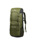 OUTCLAZ Hicker Hub 60L Trekking Backpack – Water-Resistant Travel Bag