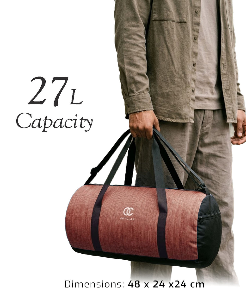 OUTCLAZ SPRINT 27L Duffle Bag – Gym & Travel Bag
