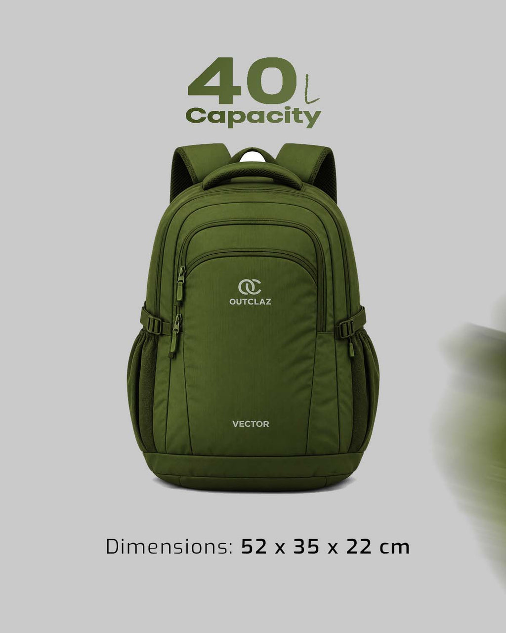OUTCLAZ Vector 40L Laptop Backpack