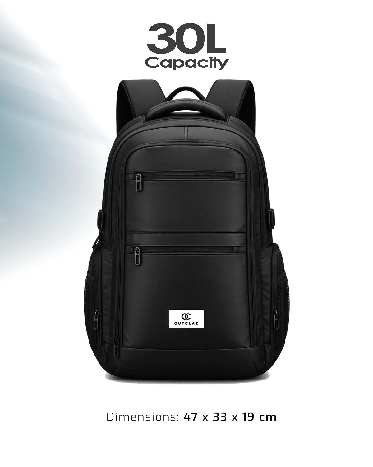 OUTCLAZ FLYPACK 30L Laptop Backpack – Water-Resistant with Padded Laptop Sleeve