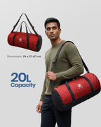 OUTCLAZ KITPACK 20L Duffel Bag with Adjustable Strap