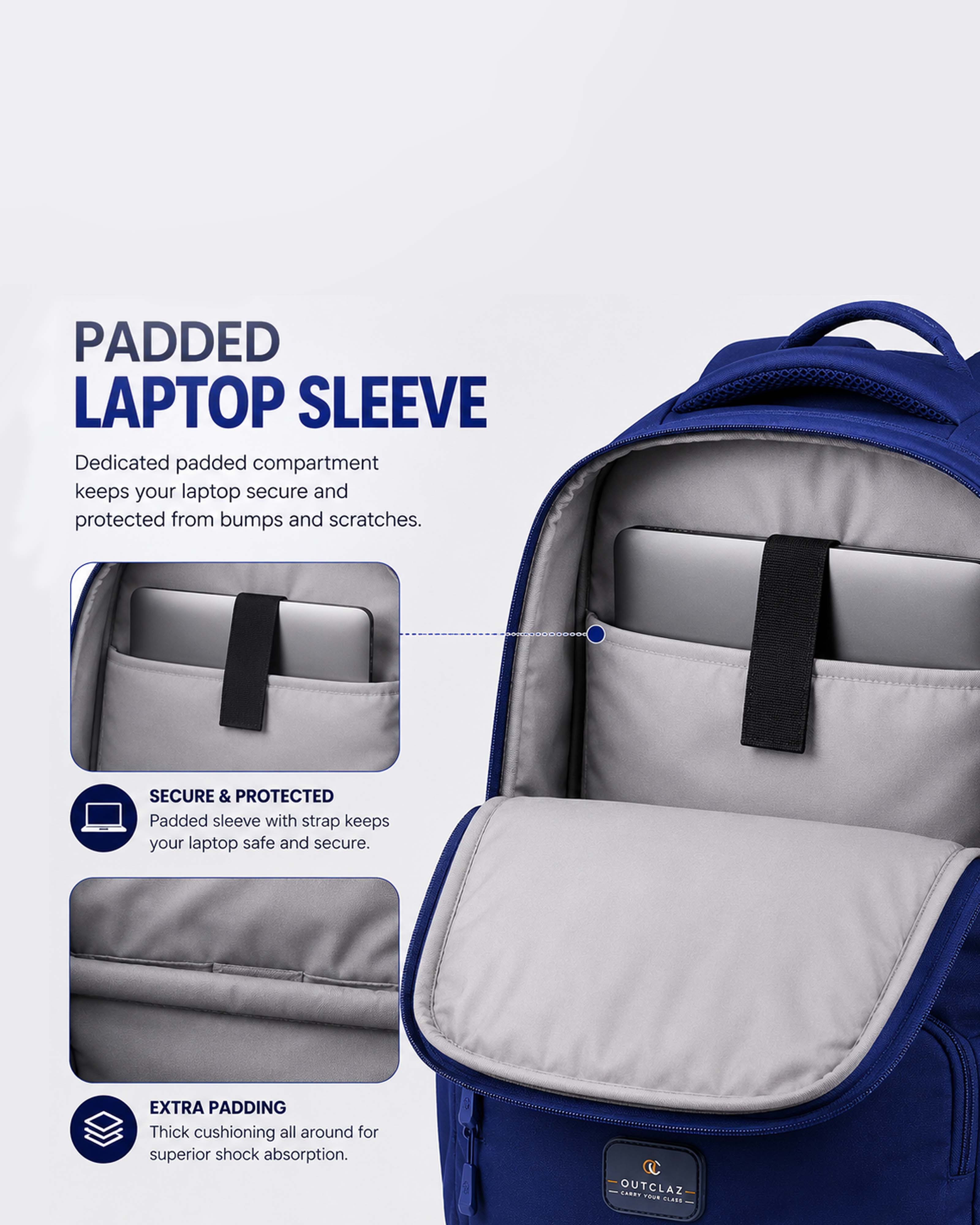 OUTCLAZ CRIBE Laptop Backpack – 38L