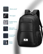 OUTCLAZ FLYPACK 30L Laptop Backpack – Water-Resistant with Padded Laptop Sleeve