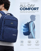OUTCLAZ VORTEX 35L Laptop Backpack – Water-Resistant Office & Travel Bag