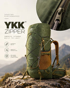 OUTCLAZ FREEDOM 65L Trekking Backpack with Rain Cover