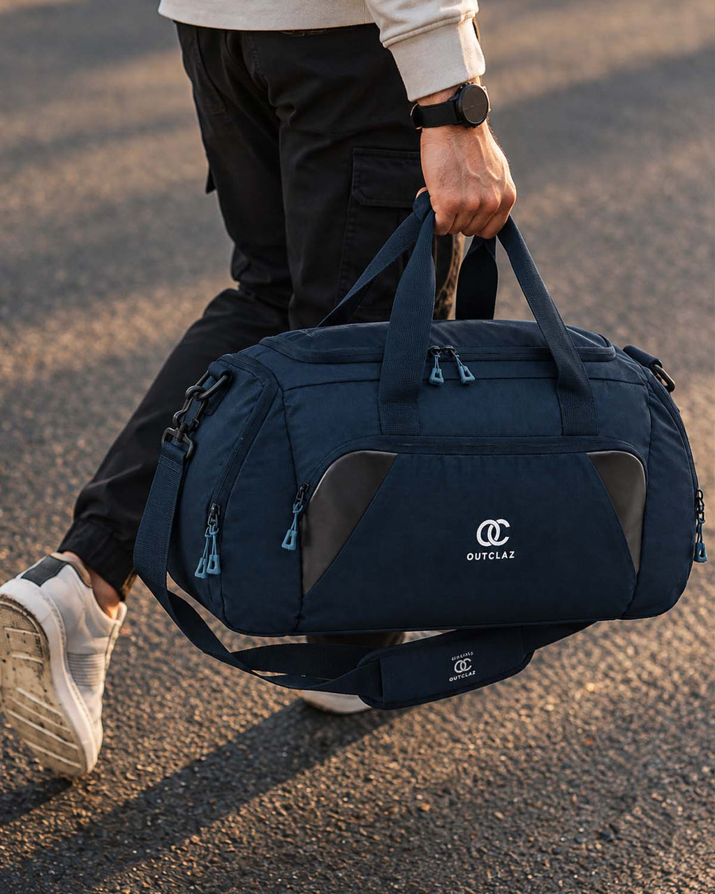 OUTCLAZ MAVIQUE 38L Travel Duffle Bag – Waterproof Gym & Weekend Bag