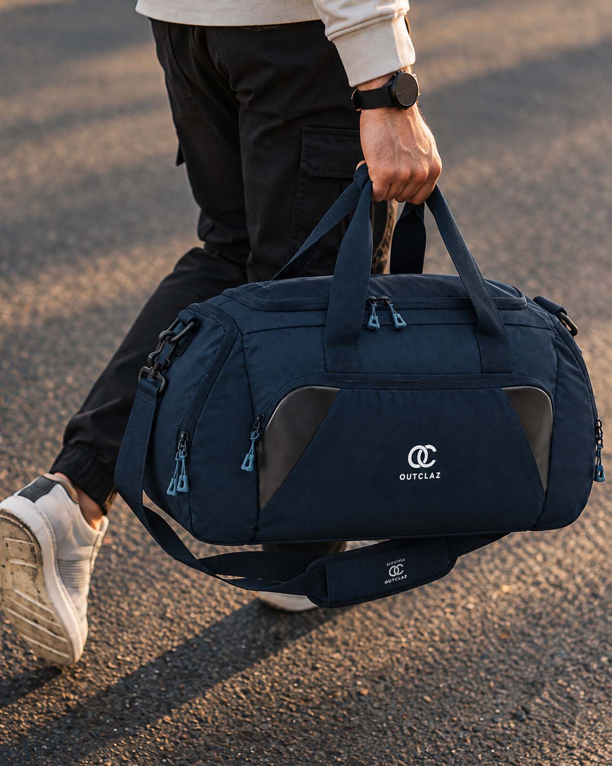 OUTCLAZ MAVIQUE 38L Travel Duffle Bag – Waterproof Gym & Weekend Bag