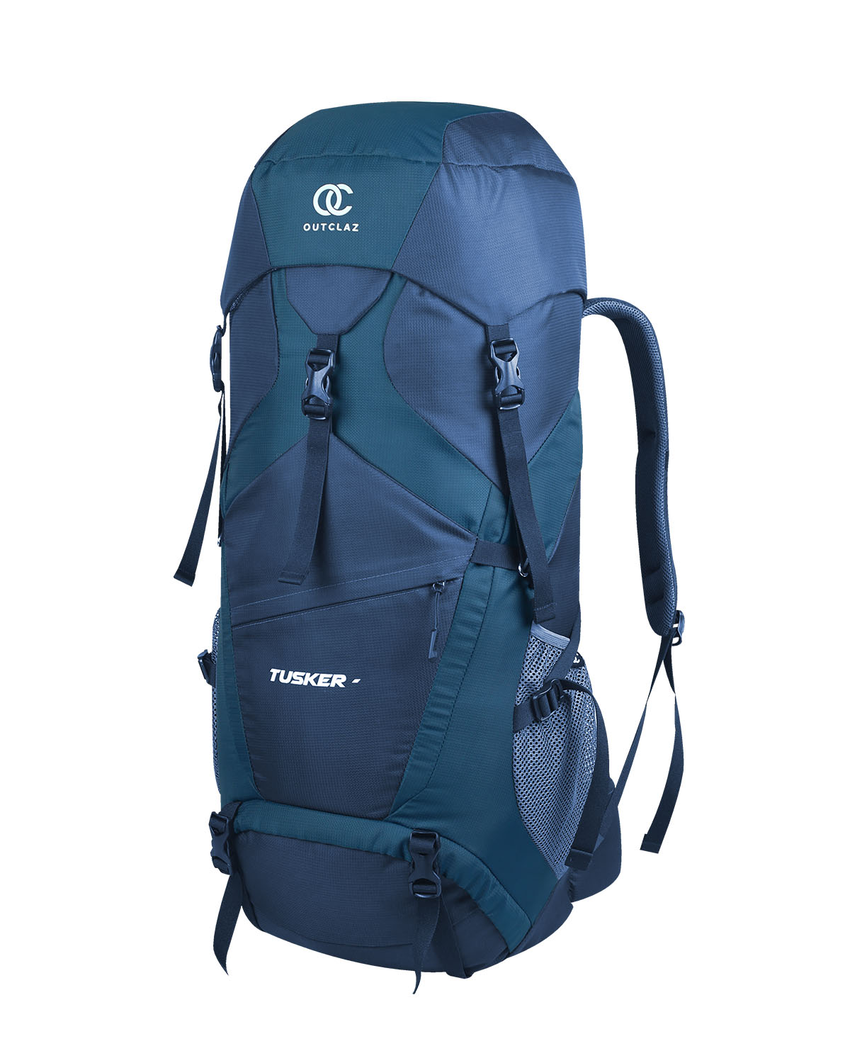 OUTCLAZ TUSKER 70L Trekking Backpack – Hiking & Travel Bag with Rain Cover