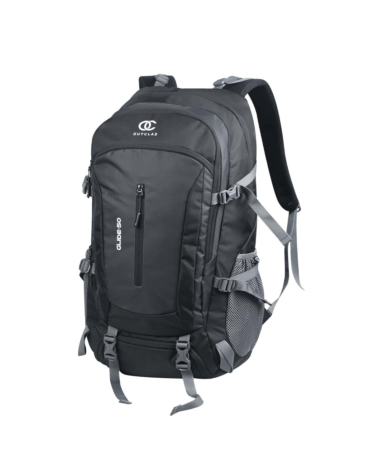 OUTCLAZ GLIDE 50L Trekking Backpack – Hiking & Travel Bag with Rain Cover