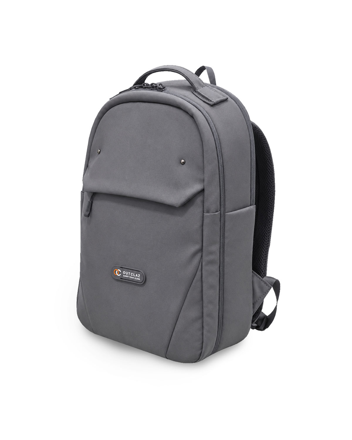 OUTCLAZ LEXIS 25L Grey laptop backpack with padded laptop sleeve