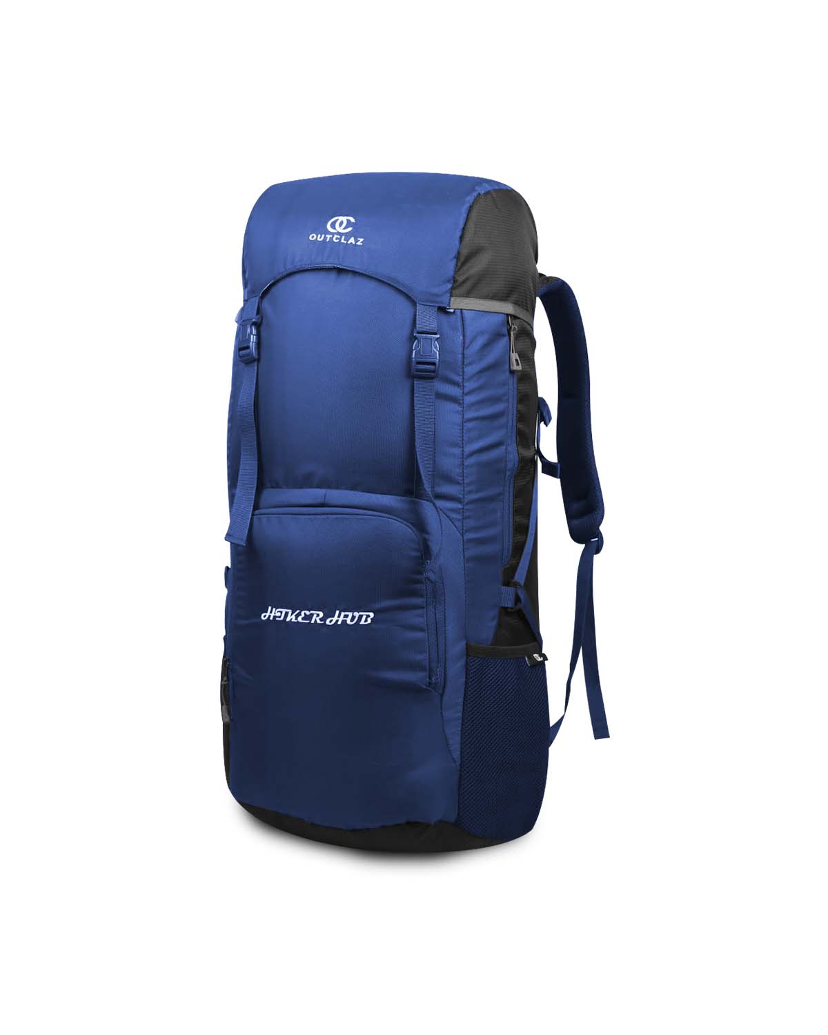 OUTCLAZ Hicker Hub 60L Trekking Backpack – Water-Resistant Travel Bag