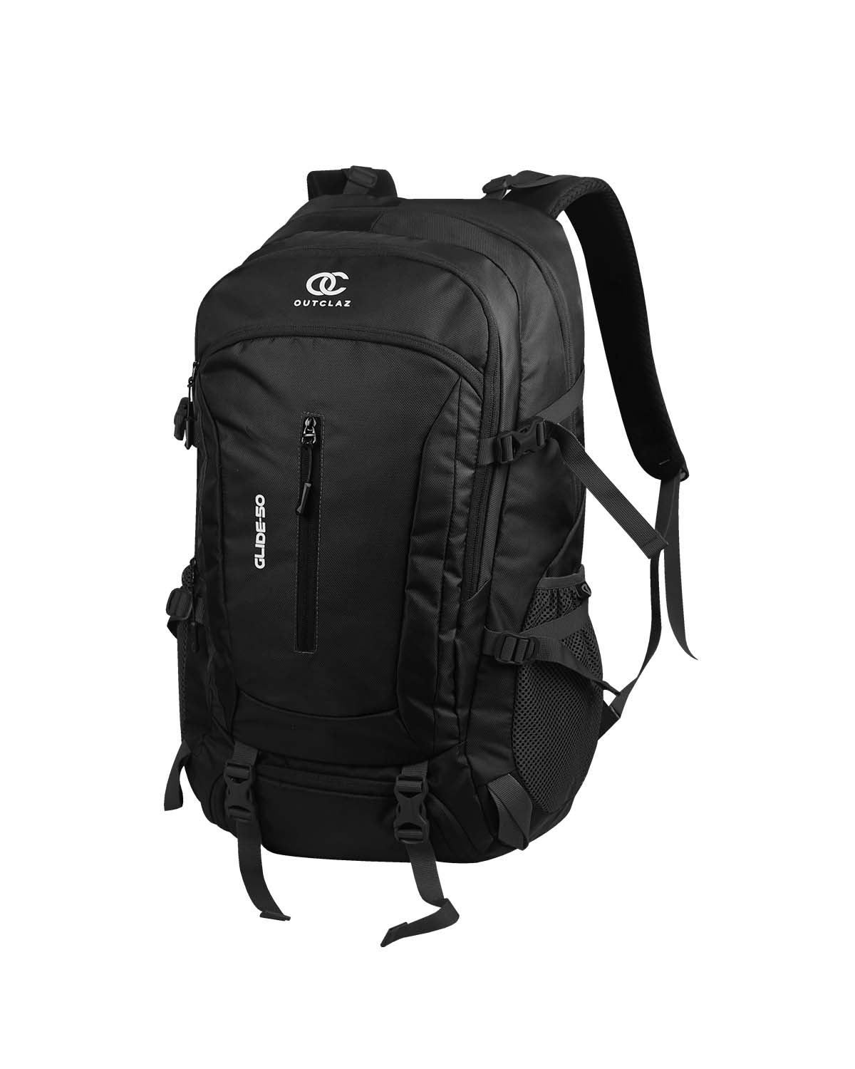 OUTCLAZ GLIDE 50L Trekking Backpack – Hiking & Travel Bag with Rain Cover
