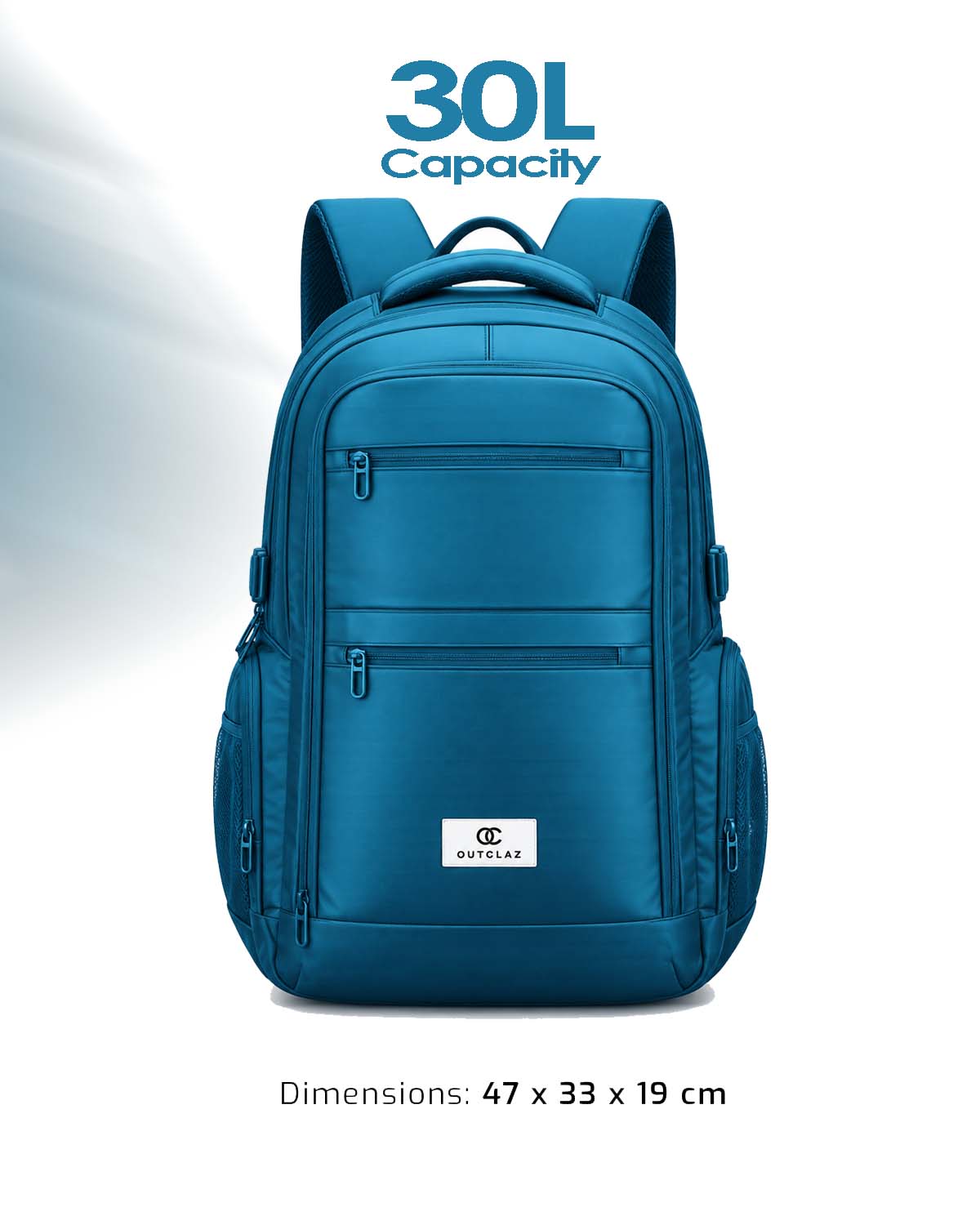 OUTCLAZ FLYPACK 30L Laptop Backpack – Water-Resistant with Padded Laptop Sleeve