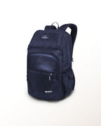 OUTCLAZ Ember 40L laptop backpack in navy blue