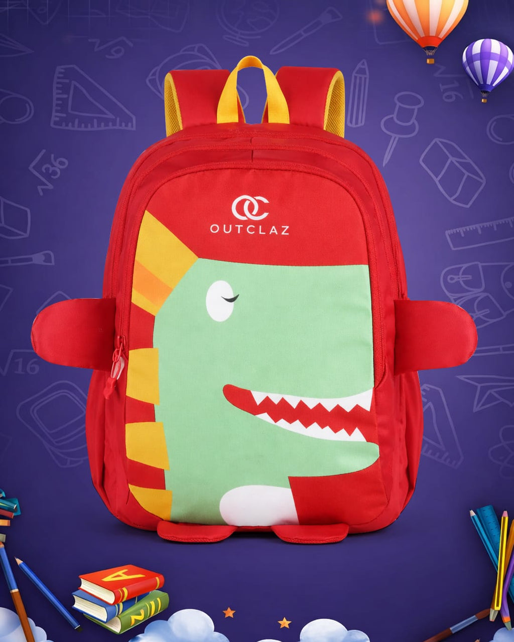 Dino Kids Backpack – Cute Cartoon School Bag (20L)