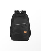 Segna 28L black waterproof laptop backpack front view