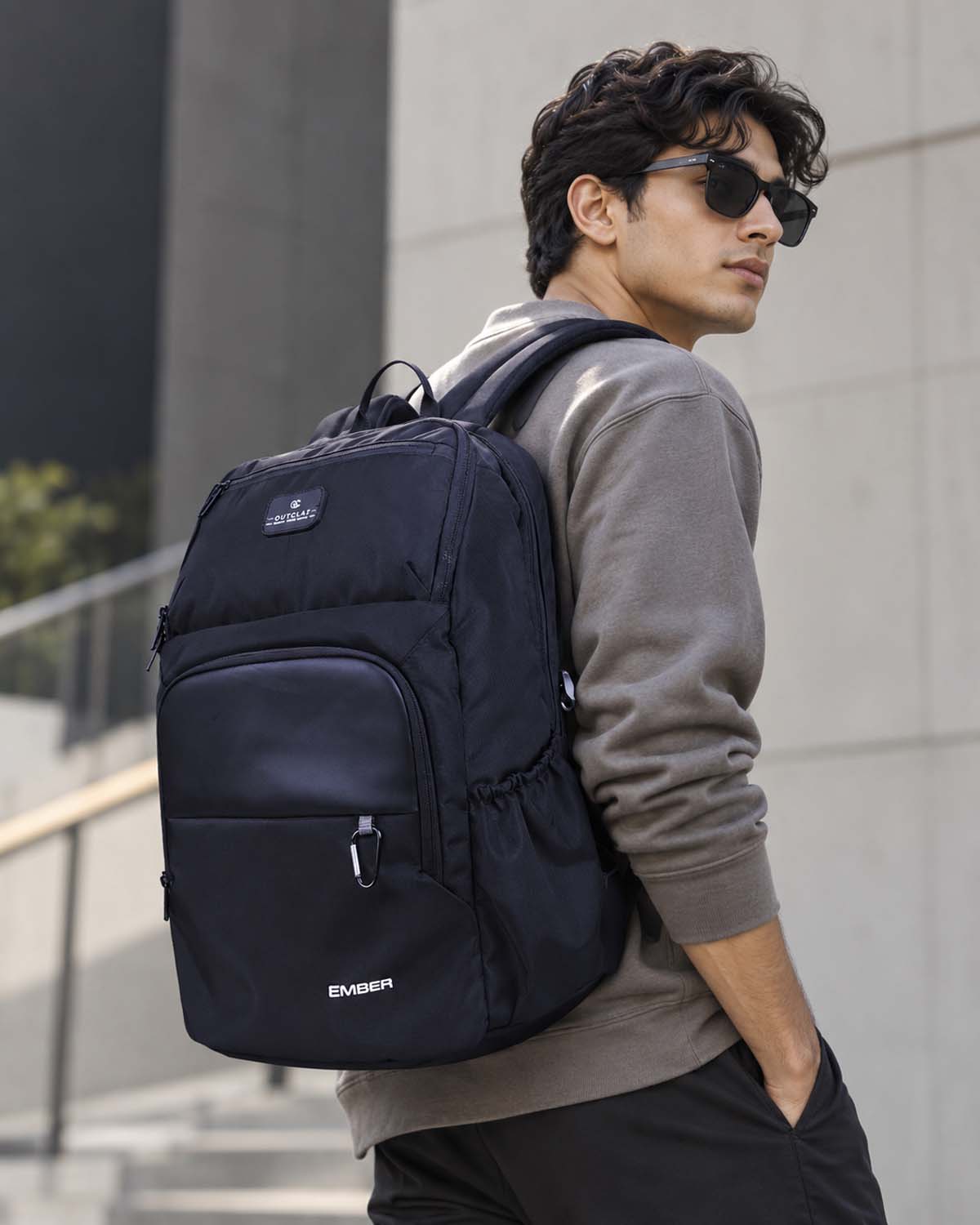 OUTCLAZ Ember 40L laptop backpack for everyday urban travel
